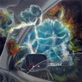 Crab Nebula : On Route, acrylic on canvas, 36" x 36", 2013